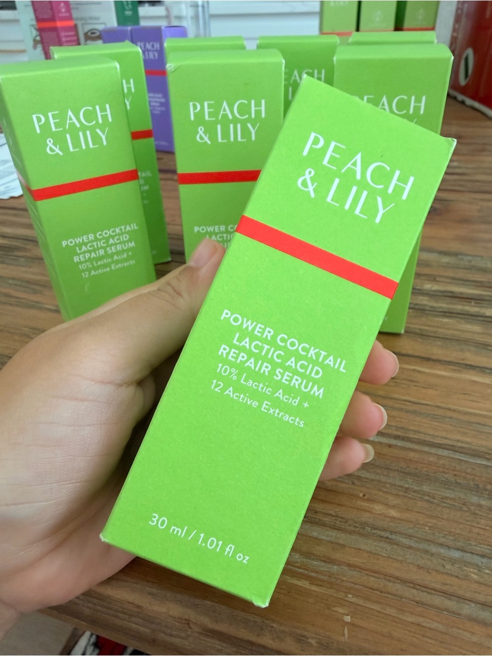 Peach & Lily Power Cocktail Lactic Acid Repair Serum 1.01 oz